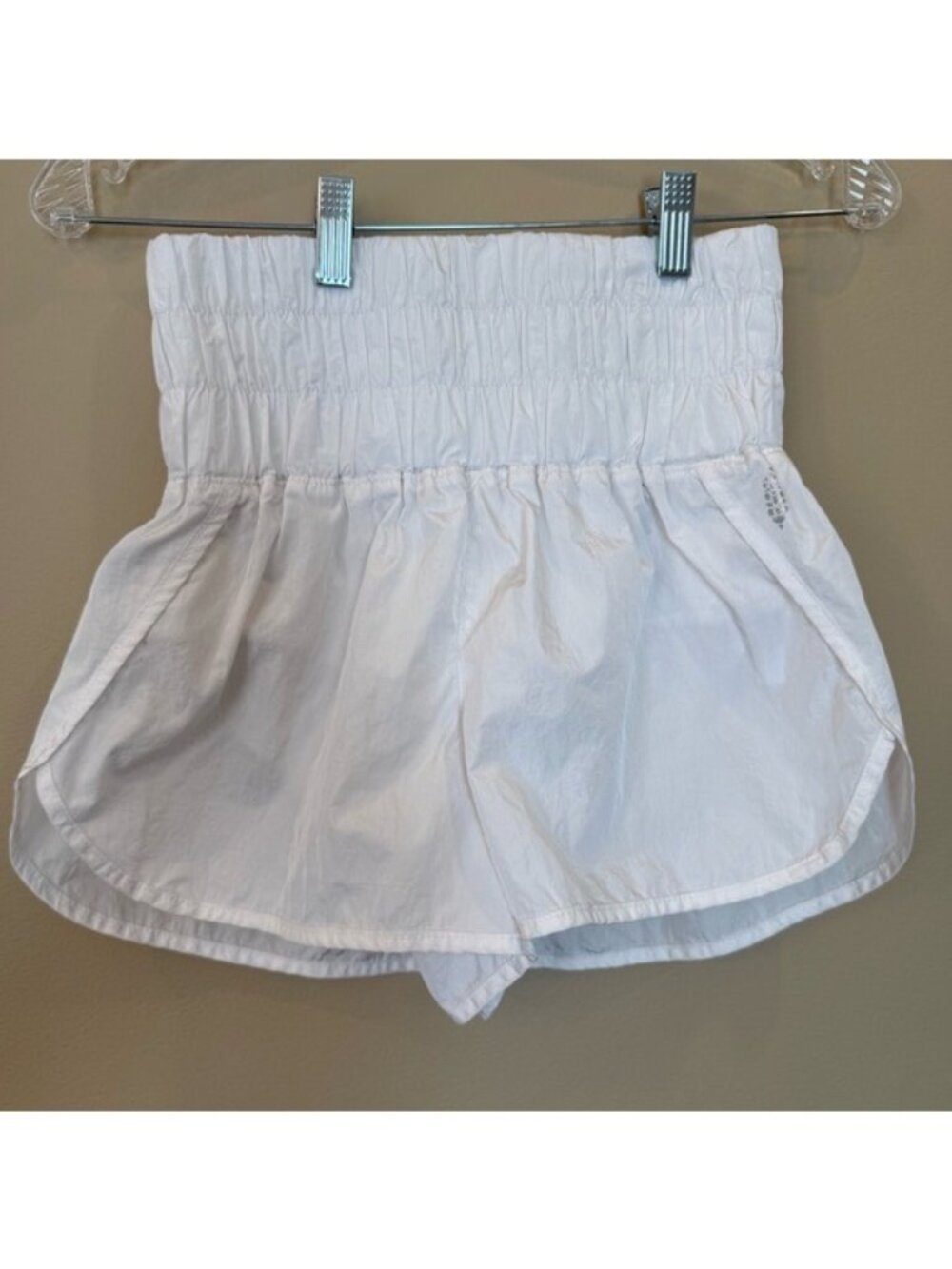 Free People FP Movement Shorts Womens Way Home White Size Small Mesh Inner Liner - Picture 4 of 9